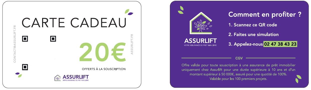 carte cadeau assurlift assurance pret immobilier